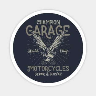 Champion Garage Magnet